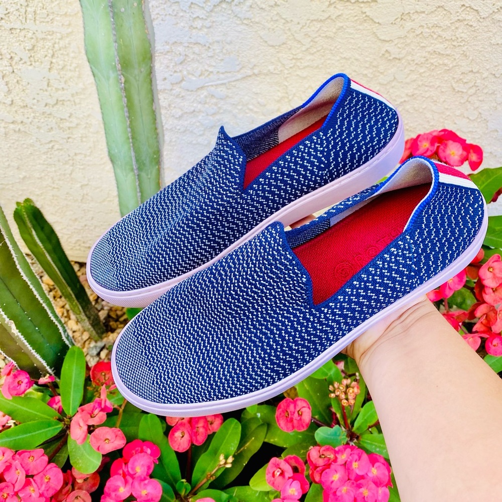 Rothy’s The Sneaker blue maritime gradient sneakers 10.5